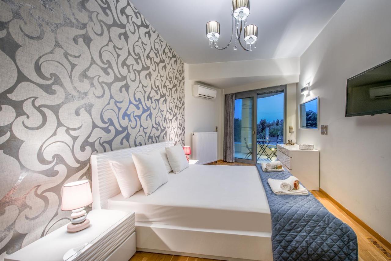 Astarte Villas - Istar Villa With Tennis Court Maherádo Kültér fotó