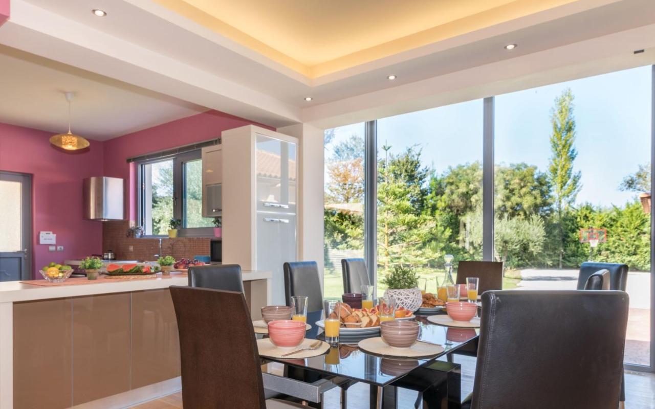 Astarte Villas - Istar Villa With Tennis Court Maherádo Kültér fotó