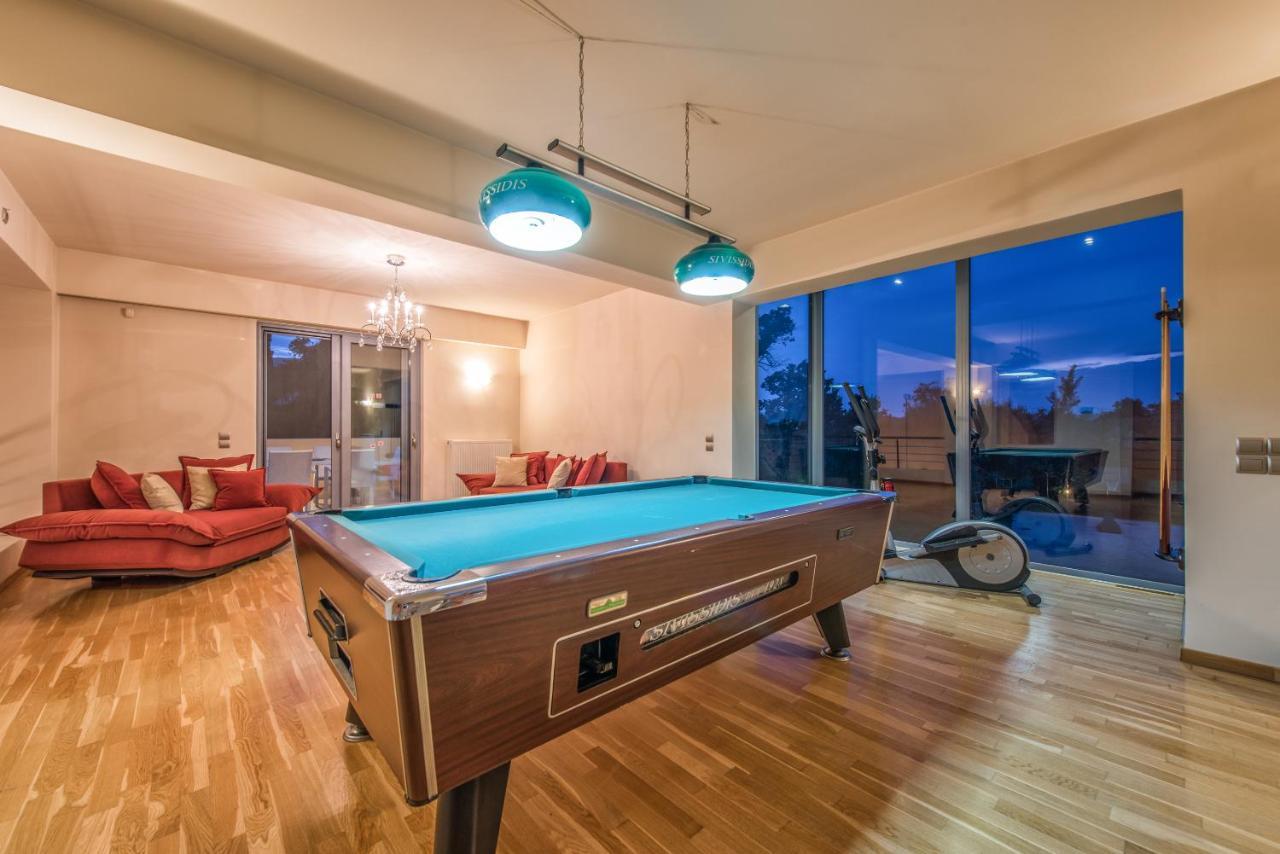 Astarte Villas - Istar Villa With Tennis Court Maherádo Kültér fotó