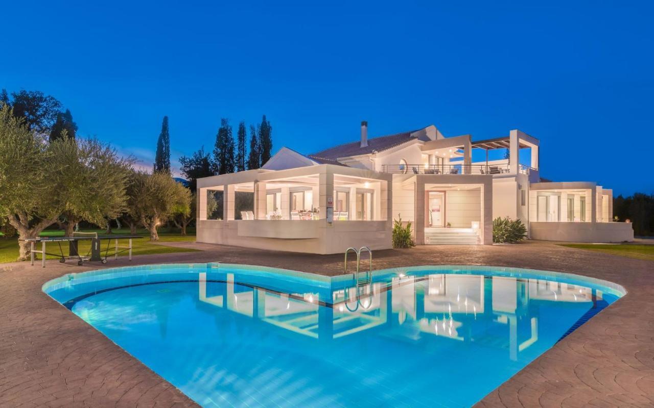 Astarte Villas - Istar Villa With Tennis Court Maherádo Kültér fotó