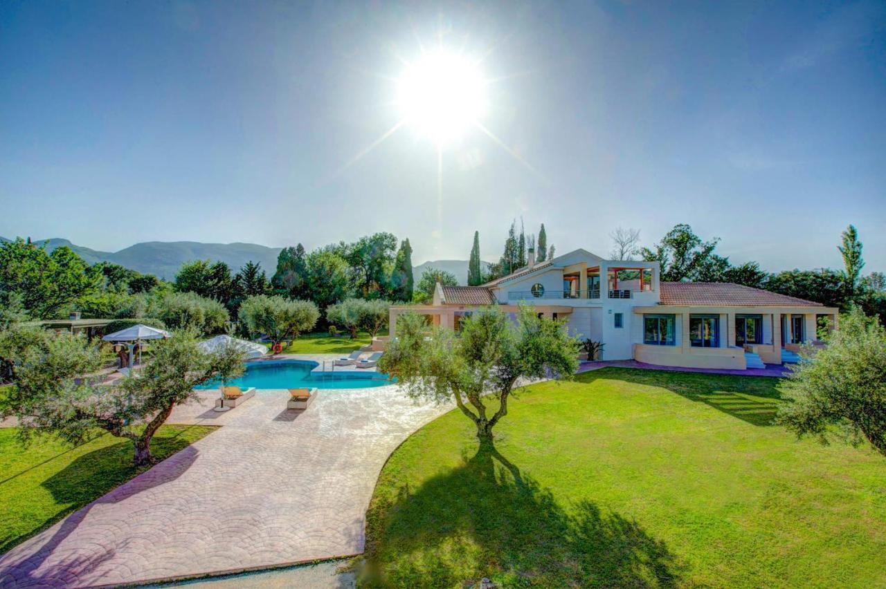 Astarte Villas - Istar Villa With Tennis Court Maherádo Kültér fotó
