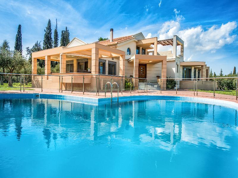 Astarte Villas - Istar Villa With Tennis Court Maherádo Kültér fotó
